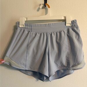lululemon athletica Light Blue Women's Hotty hot 4” Shorts